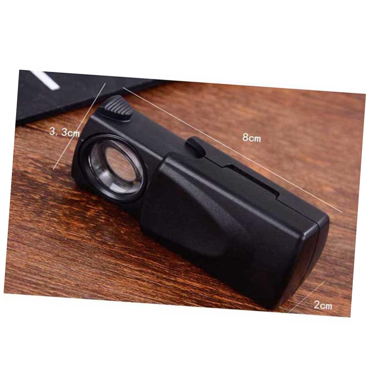 Gogogmee Pull-Type Magnifying Glass 30x Led Jewelry Magnifier Loupe for Rocks Stamps Hobbies