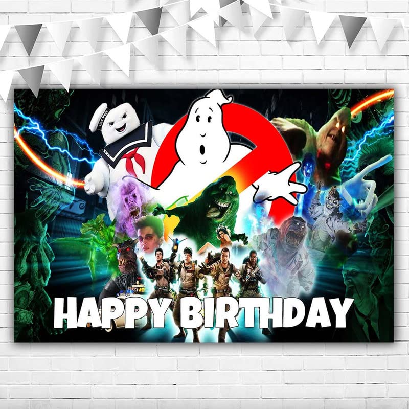 Ghostbusters Edible Cake Image Topper Personalized Picture 1/4 Sheet