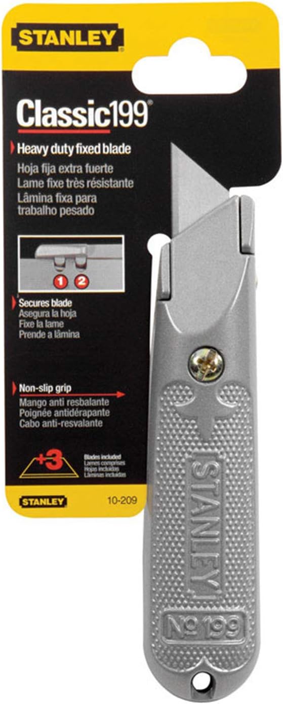 Stanley Hand Tools 10-209 Contractor Grade Utility Knife Fixed Blade