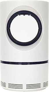 JE CHERCHE UNE IDEE - DI8708, Antimosquitos USB Ecológico con Luz Azul, Aspirador de Insectos, Fácil de Mantener, Formato Práctico, Dimensiones 12x12x21.5 cm, Blanco-Azul