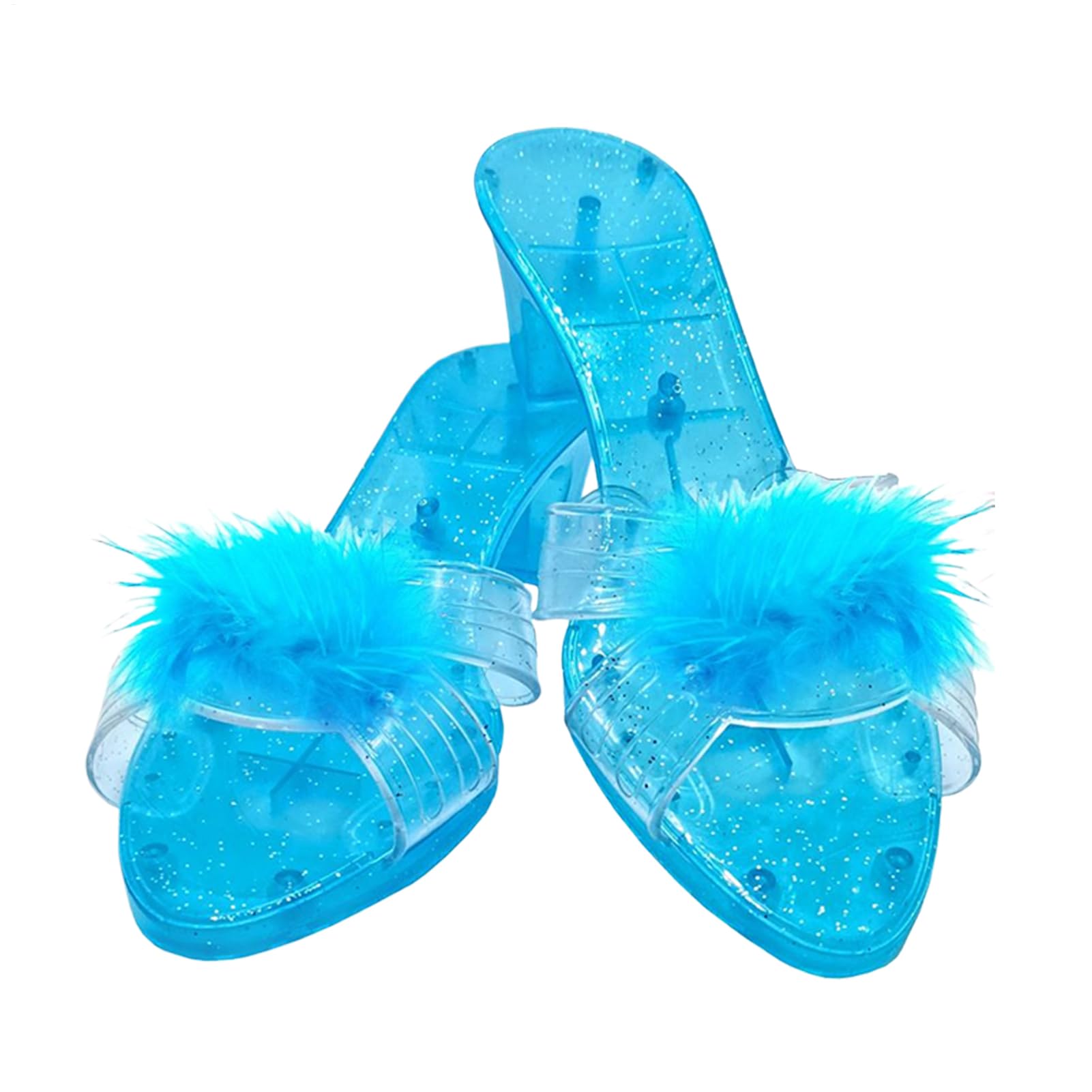 Zapatos Princesas Niñas | Tacón Deslizable Ligera Có | Tacones para Niños Disfraces Fiestas Eventos Familiares