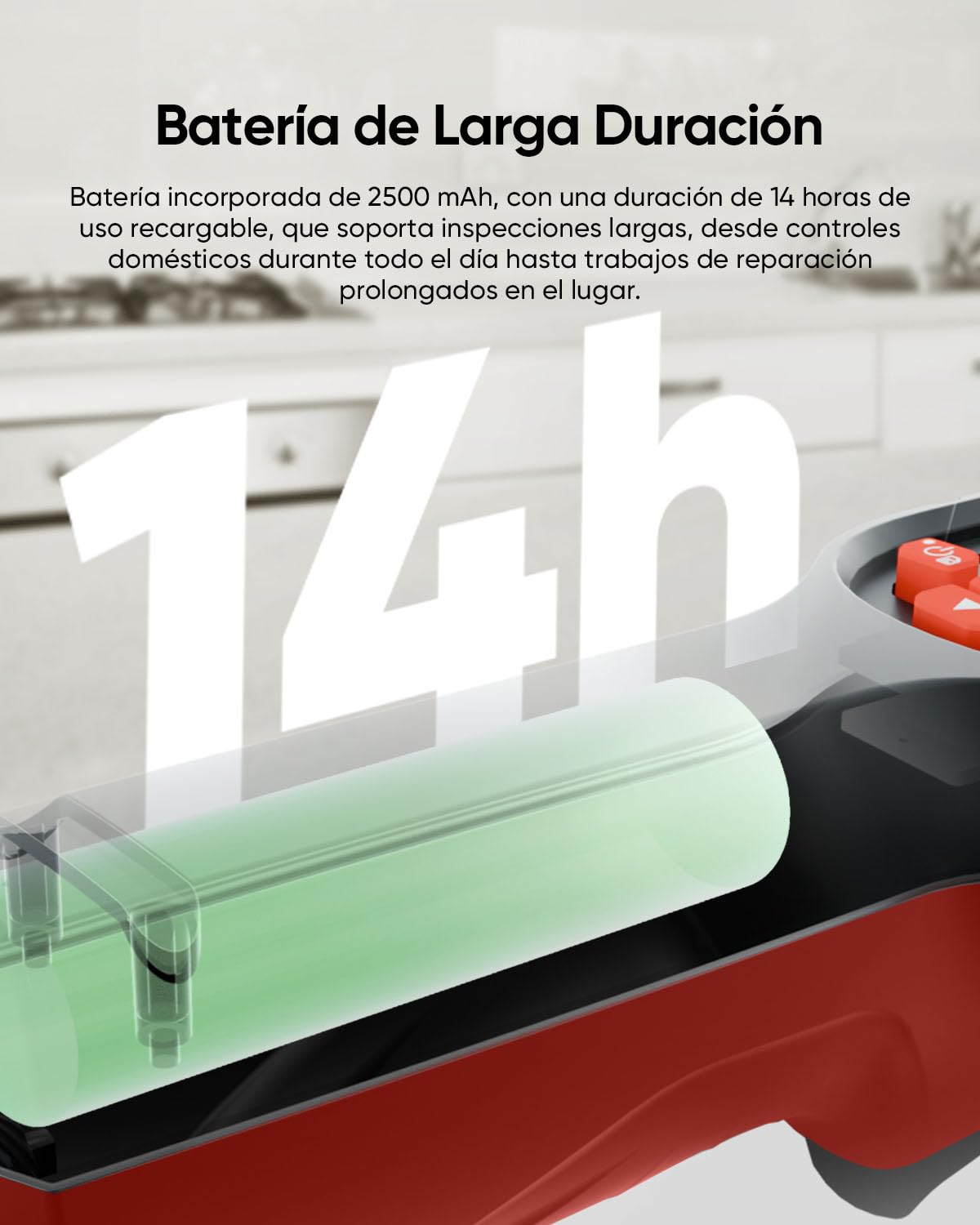 HIKMICRO D01 Lite termómetro infrarrojo -20°C a 550°C pantalla 2,4" resolución IR 96×96 modo dual herramientas HVAC
