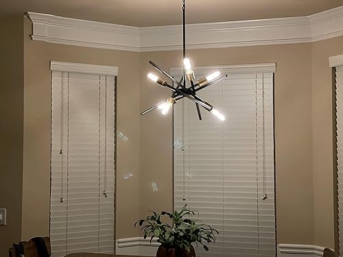 Miniatura 7 de Leools Bombilla de tubo LED de vidrio de 4 W, regulable Edison T10, bombilla tubular E26 de base media, bombilla incandescente de 40 W, equivalente