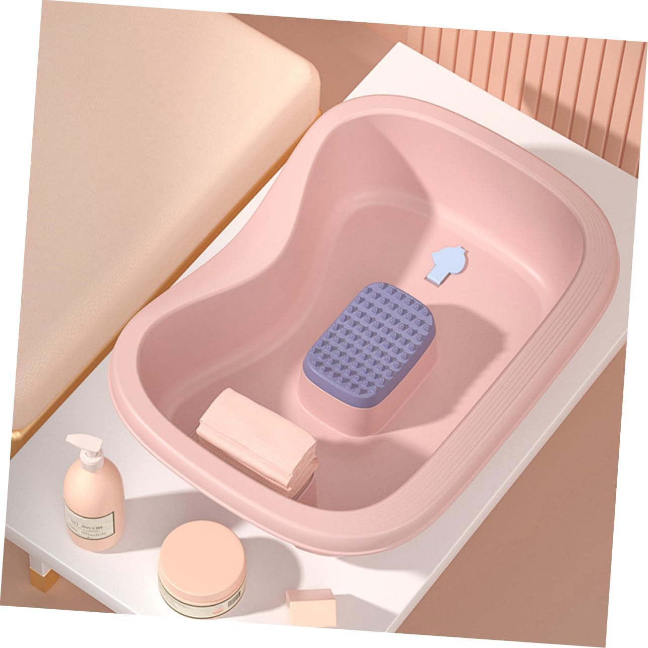 Portable Hair Washing Basin for Elderly Pregnant Women and Bedridden Ergonomic Shampoo Bowl Neck Support for Comfortable Hair Care