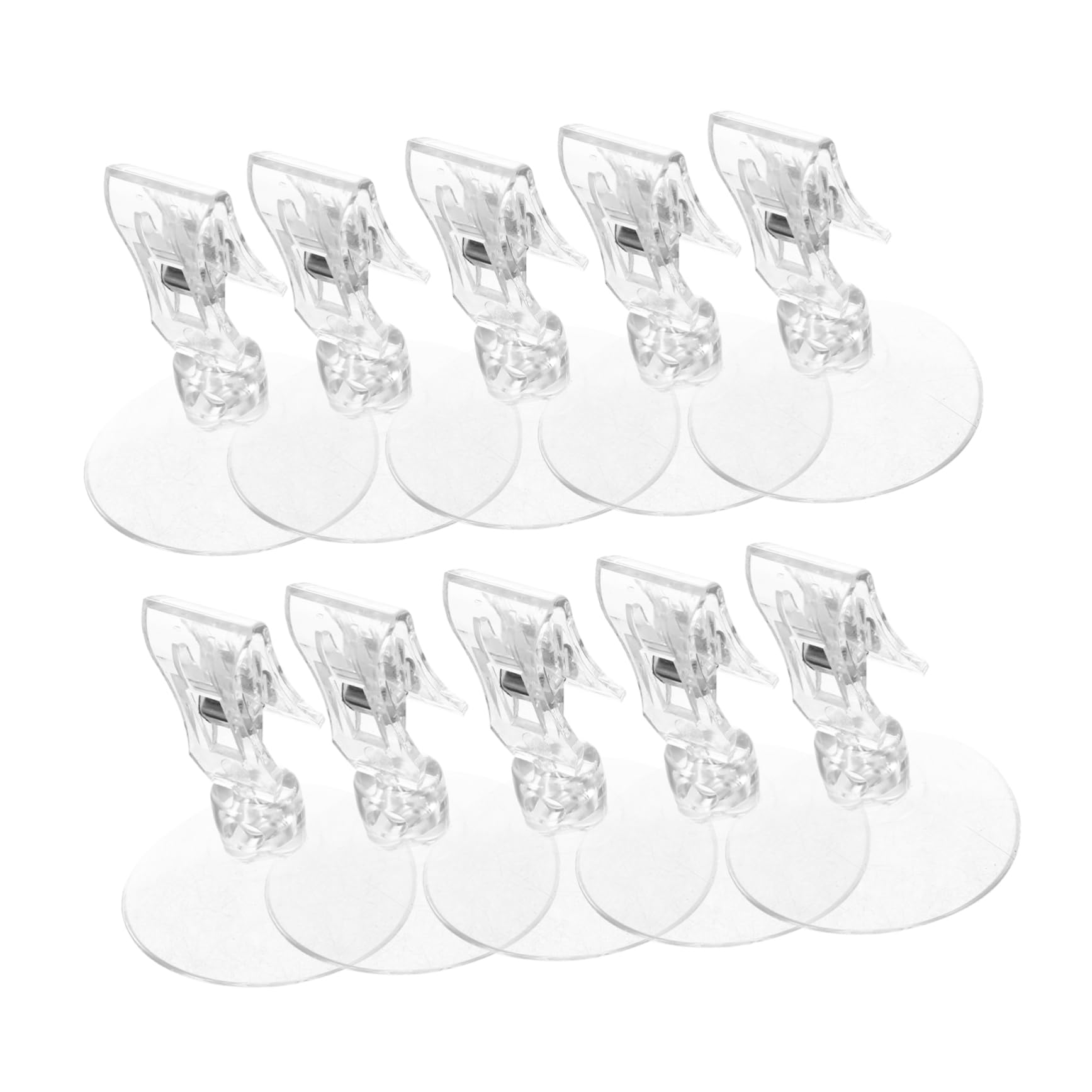 Amosfun 4 Set di Robuste Clip per da Doccia Fermagli per Tende in Plastica con Design Antivento Facili da Usare per Un Bagno Pulito 10 Pezzi*4