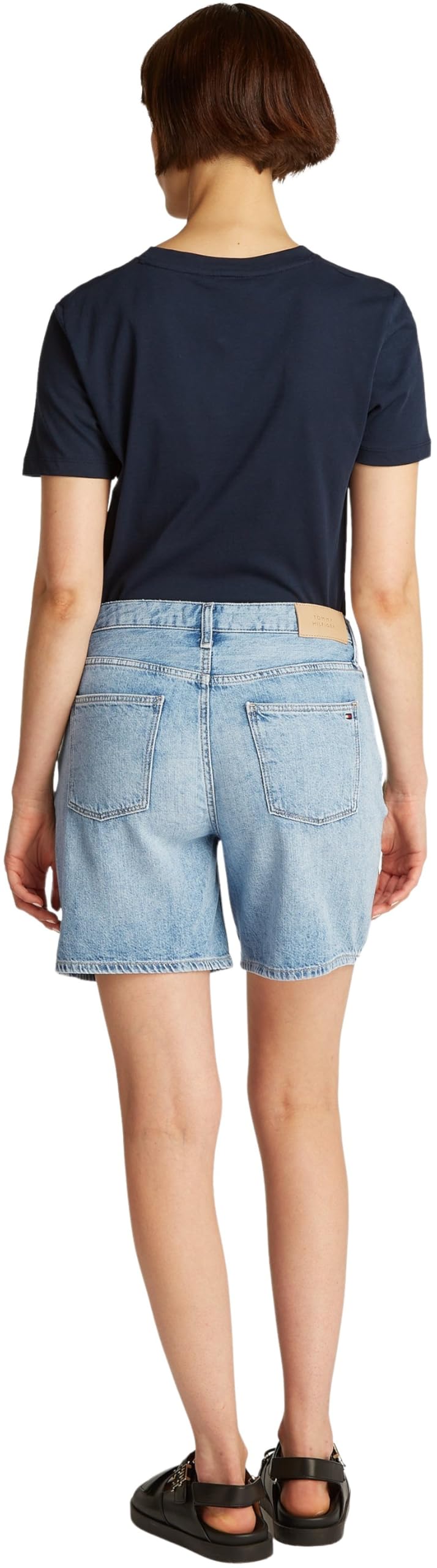 Tommy Hilfiger Damen Jeans Shorts Straight Short Sia Mom Fit