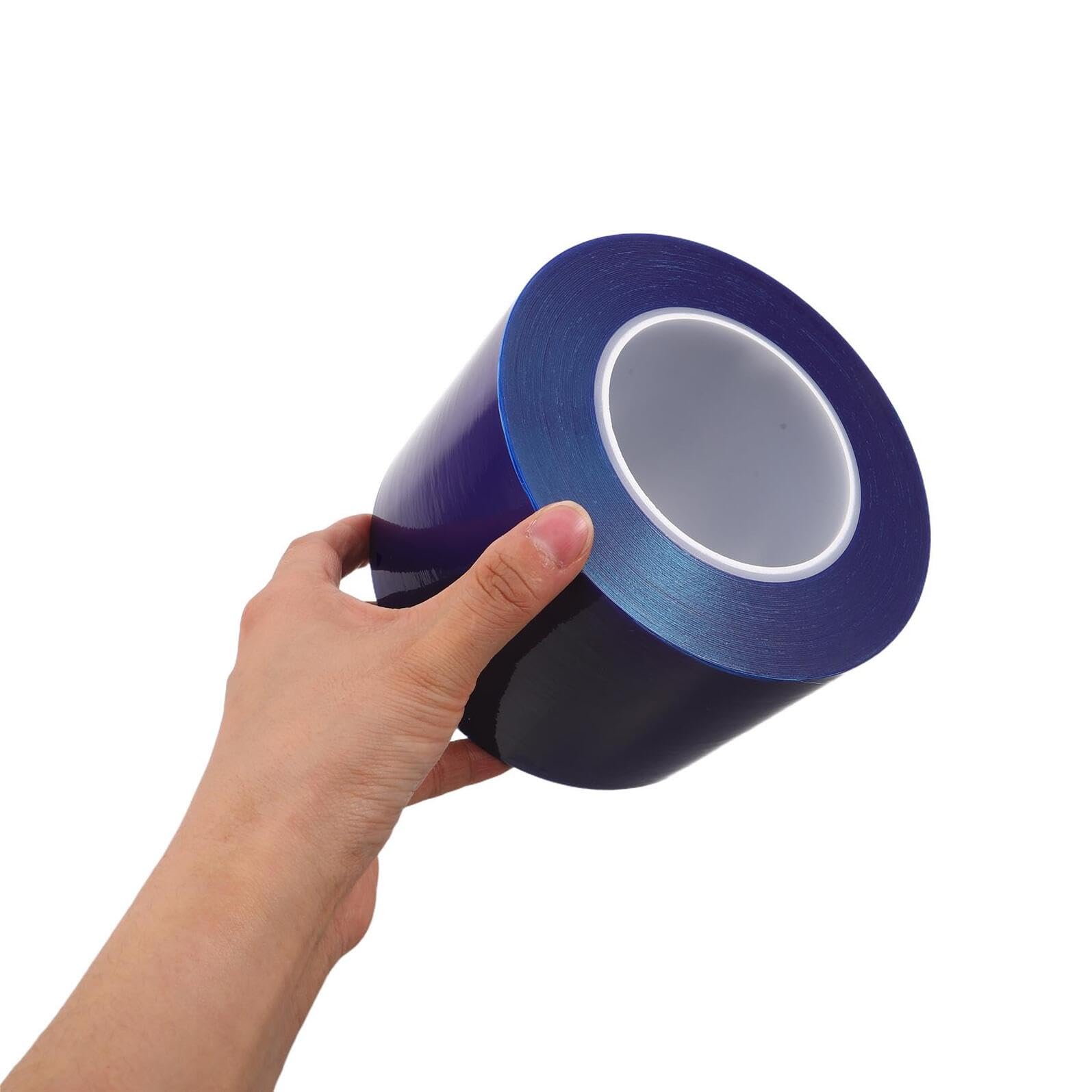 Nastro Protettivo per Cerchi in PE Resistente ai Graffi, Trasparente, Dimensioni 20000x9x0,05 Cm, per Bici da Montagna Tubeless e Officine Automobilistiche