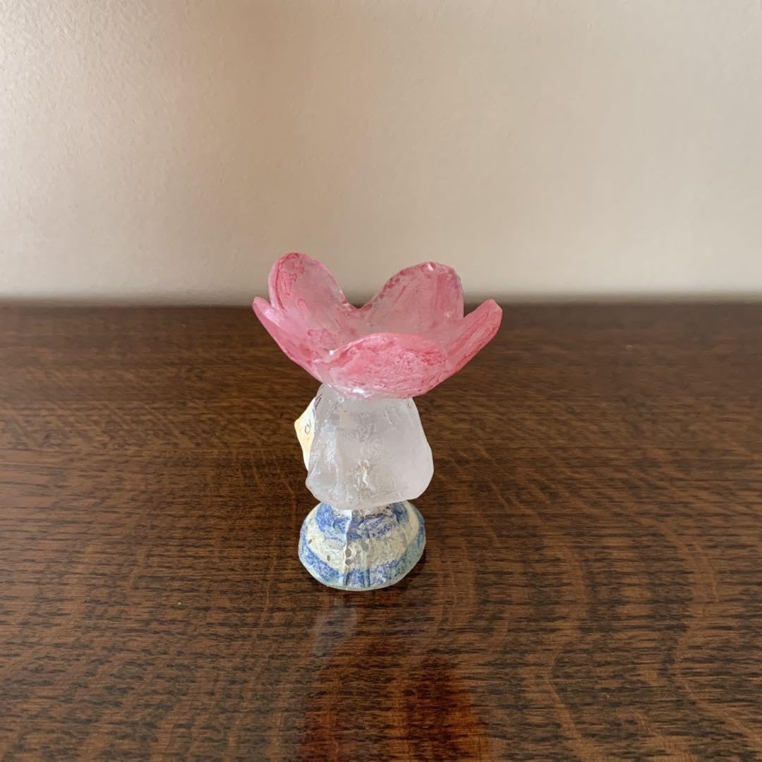 モ*と様 ガラス作家 安達知江 さん ガラス置物 ガラス小物 女の子 置物