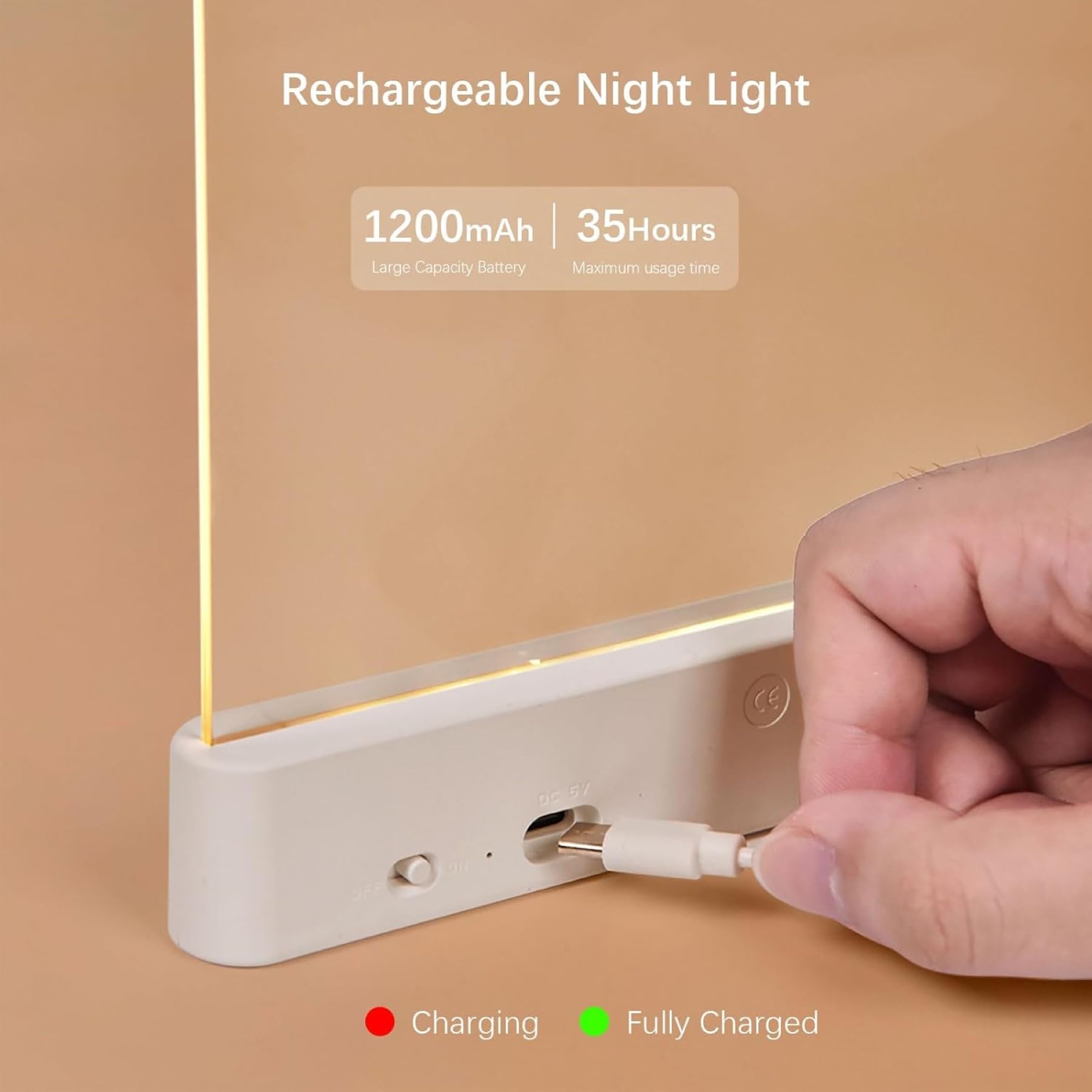 Lampada da Lettura a LED Ricaricabile, Lampada da scrivania Multifunzionale con Colori Regolabili e Timer, Pannello dimmerabile, Protezione per Gli Occhi per la Lettura Notturna.