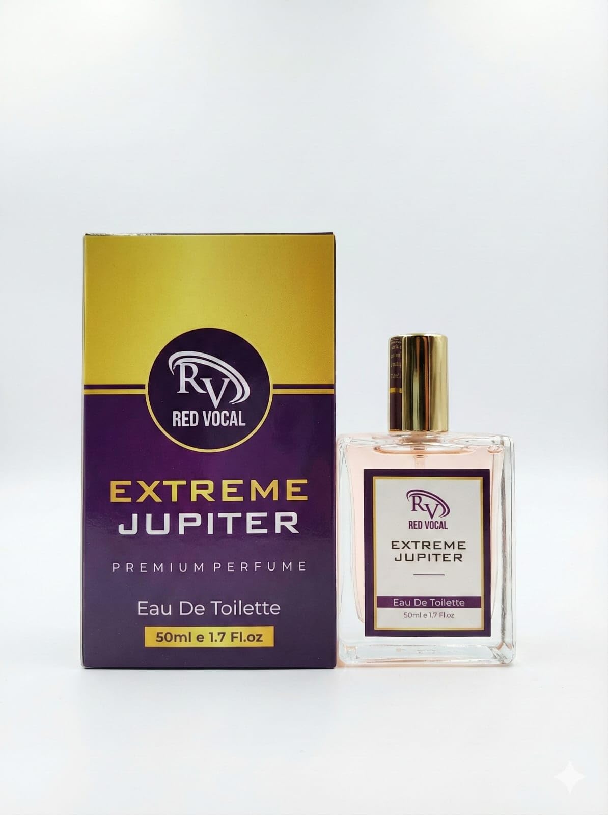 red vocal | extreme jupiter premium perfume eau de toilette 50 ml – long lasting women's fragrance premium scented gift for her