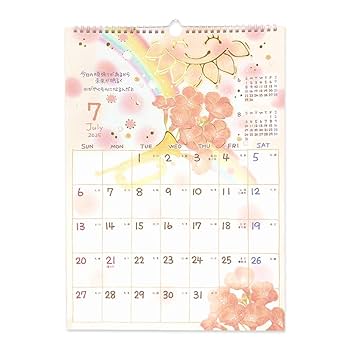 Amazon | クローズピン もん 2025年 カレンダー 壁掛け A3