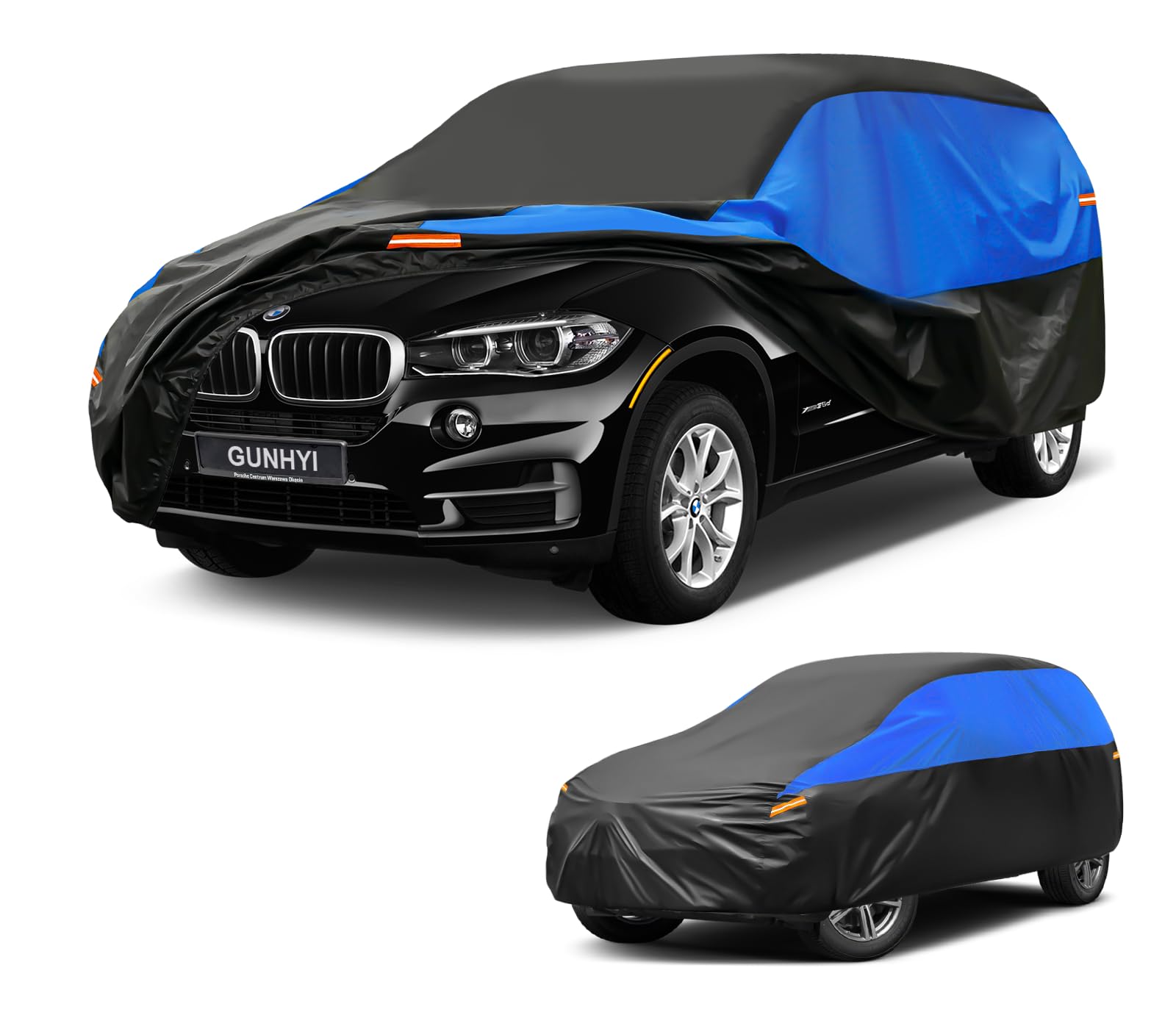 GUNHYI Autoabdeckung Winter Vollgarage Auto Abdeckplane Staubdicht Wasserdicht Autohülle Autoplane Car Cover