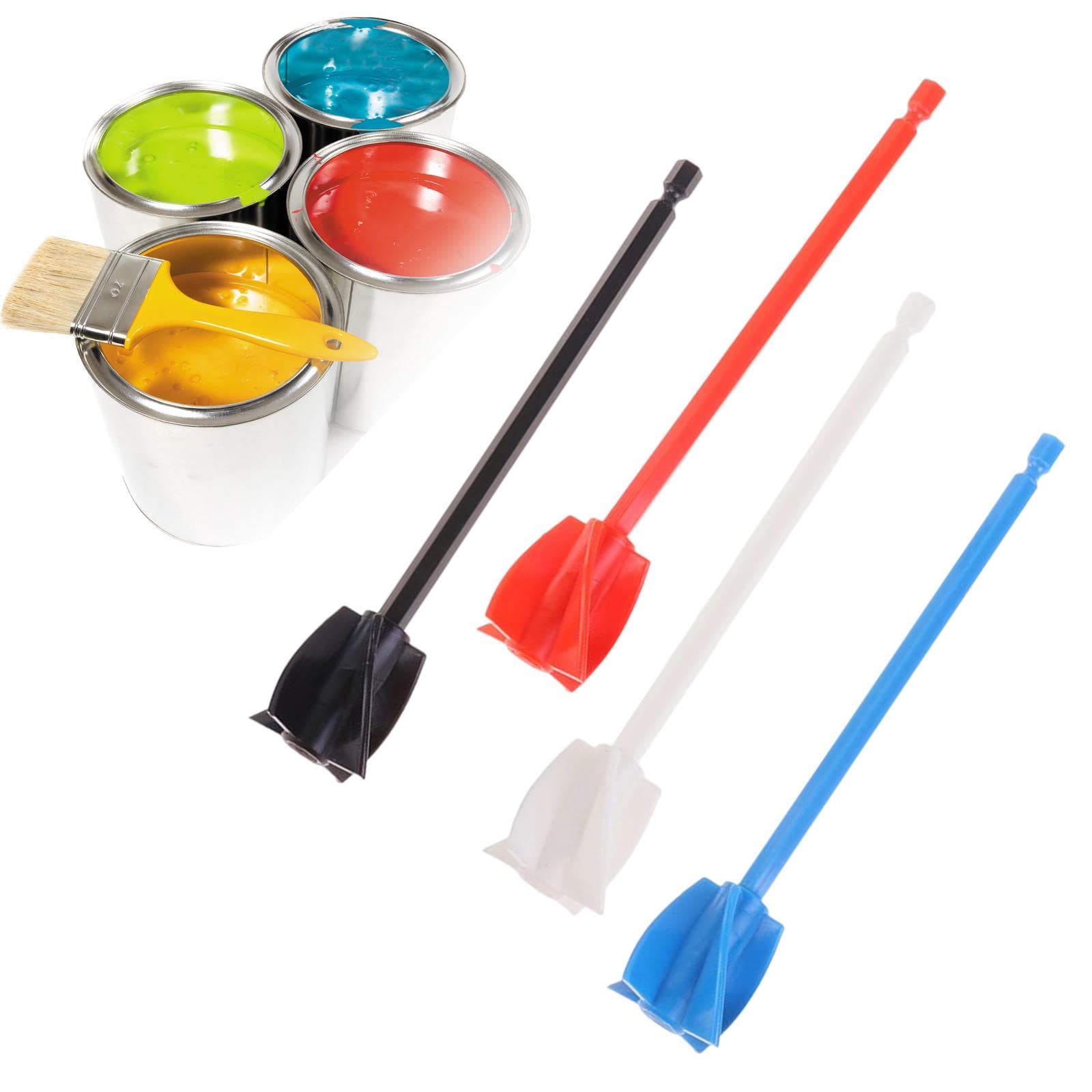 CLUB BOLLYWOOD Paint Mixer Stirrer Mixing Plaster Mixer Portable Mixer Paddle for Liquids Black | | Home & Garden | Tools | Other Hand Tools