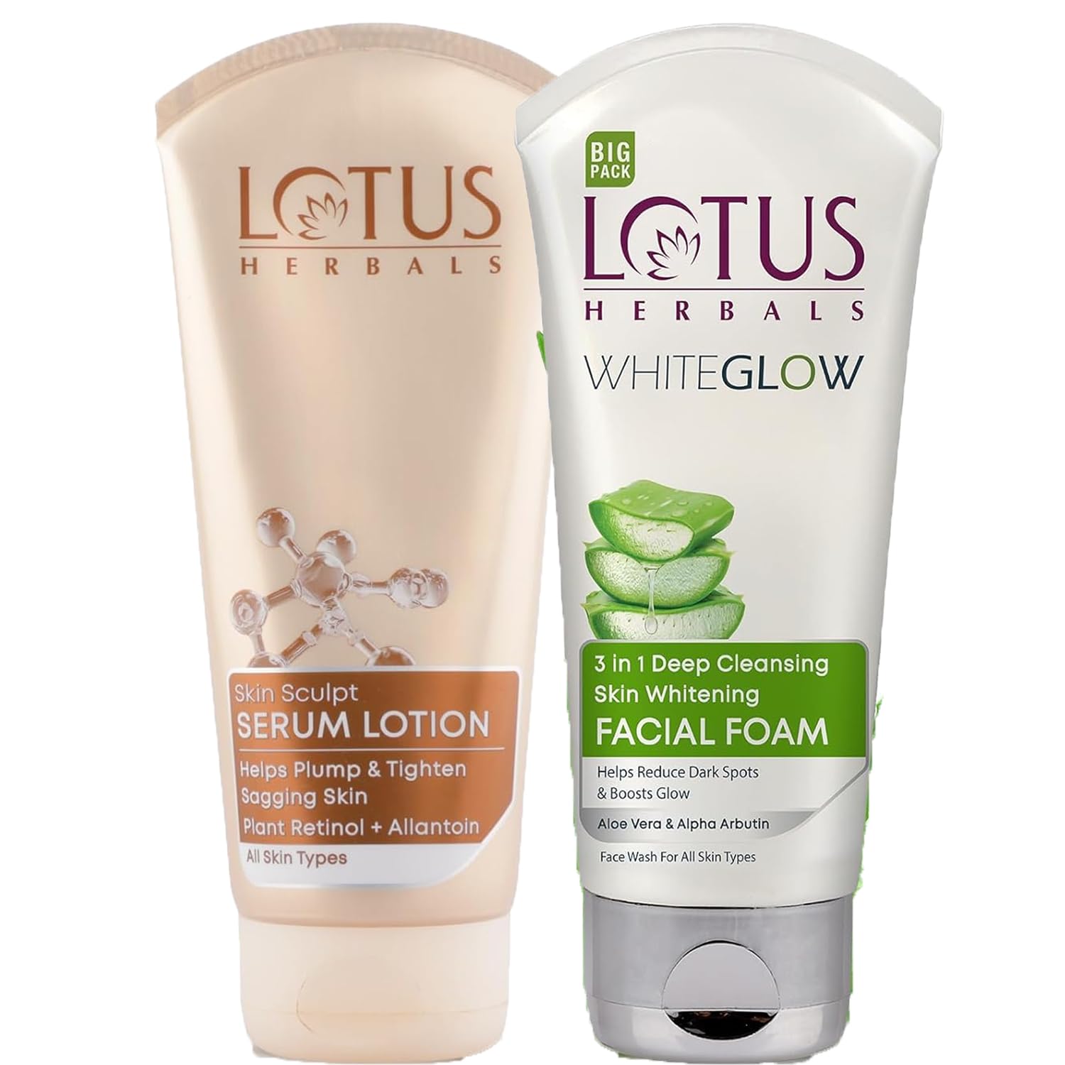 Lotus Herbals 3 in 1 Deep Cleansing Facial Foam Face Wash 200g+Sculpt Serum Body Lotion 200ml-image-25