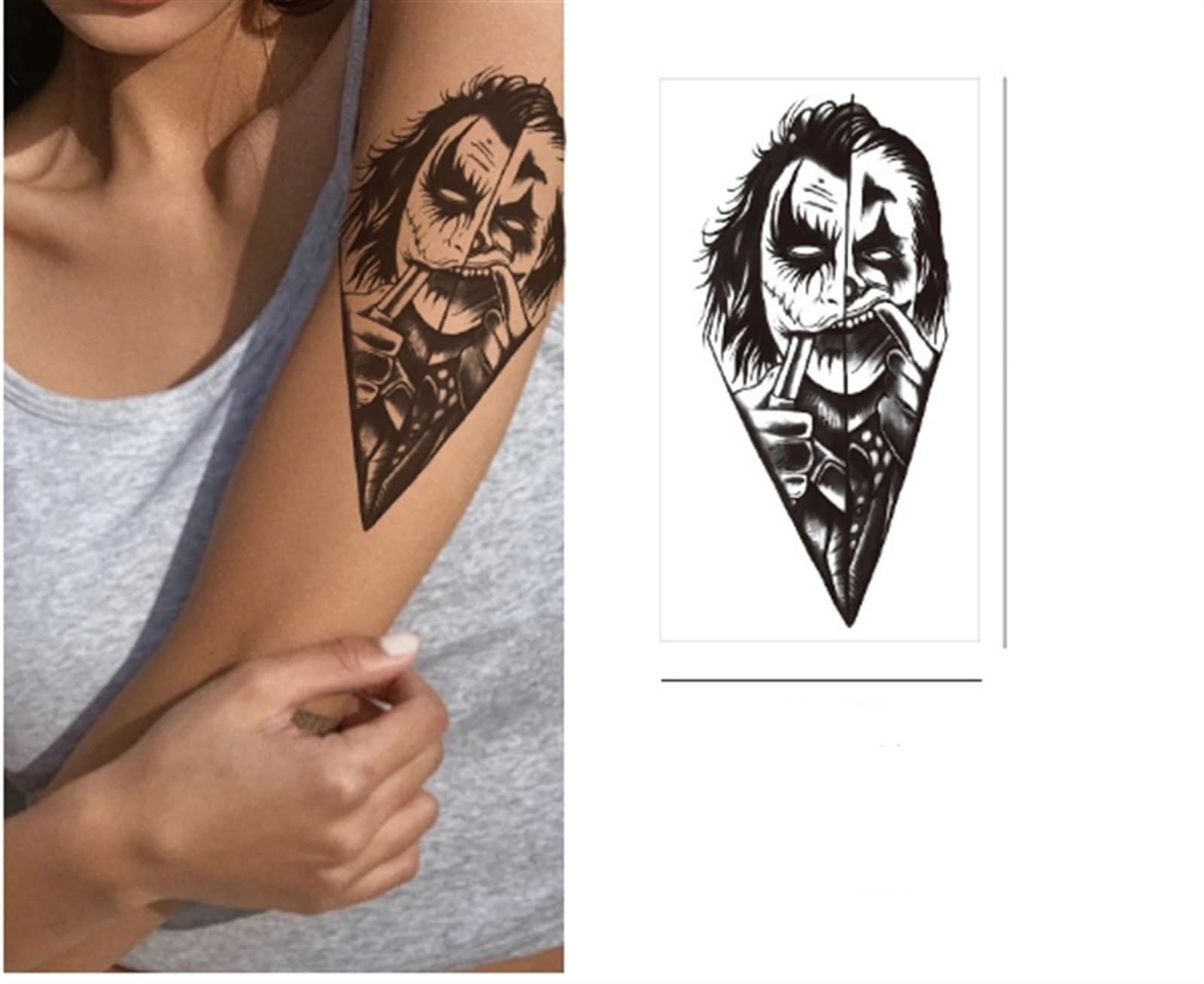 Tattooed Joker – Ultimatives Halloween Make Up Set Für Alle Altersgruppen