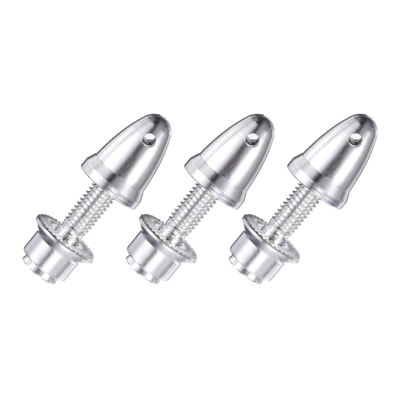 MECCANIXITY Propeller Adapter RC Plane Airplane Spinners, 3.17mm Aperture and 6mm Output Axle Propeller Adapter Saver for Shaft Brushless Motor Speed Controllers, Pack of 3