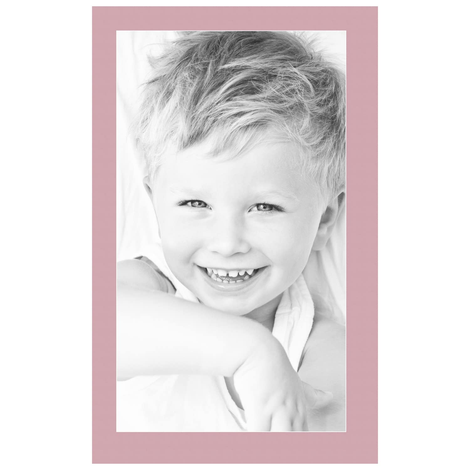 16x28 Soft Pink / Seashell Custom Mat for Picture Frame with 12x24 opening size (Mat Only, Frame NOT Included)