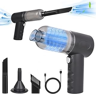 Pivalo 3-in-1 Vacuum Cleaner USB Rechargeable Wireless Handheld Mini Car Vaccum-Cleaners for Travelling Camping Reusable Portable with Charging Cable & 3 Attachments (‎PV-AS228)-picture-27