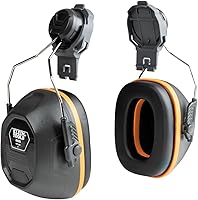 Vista 1 de Klein Tools 60532 orejeras con tapa y accesorio para casco de seguridad, 26dB NRR para construcción, fabricación, mantenimiento