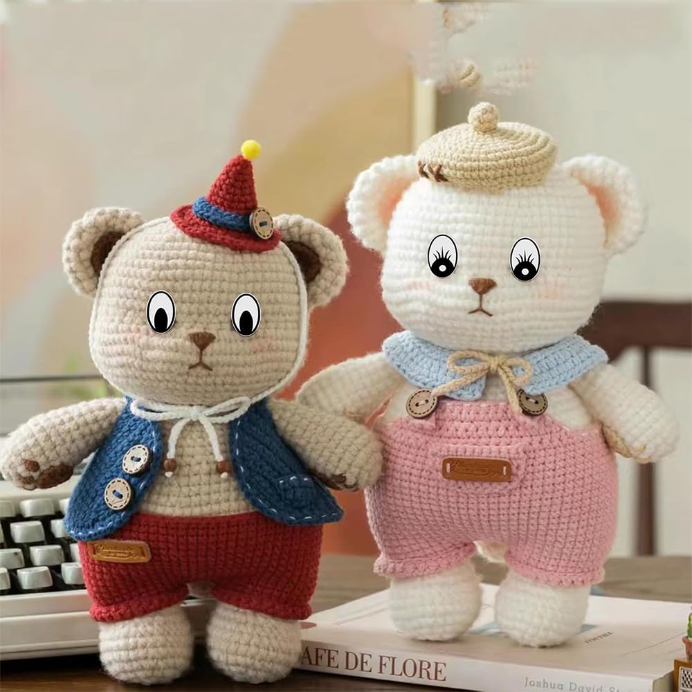 200 Pièces Yeux De Sécurité En Plastique Noir Pour Ours En