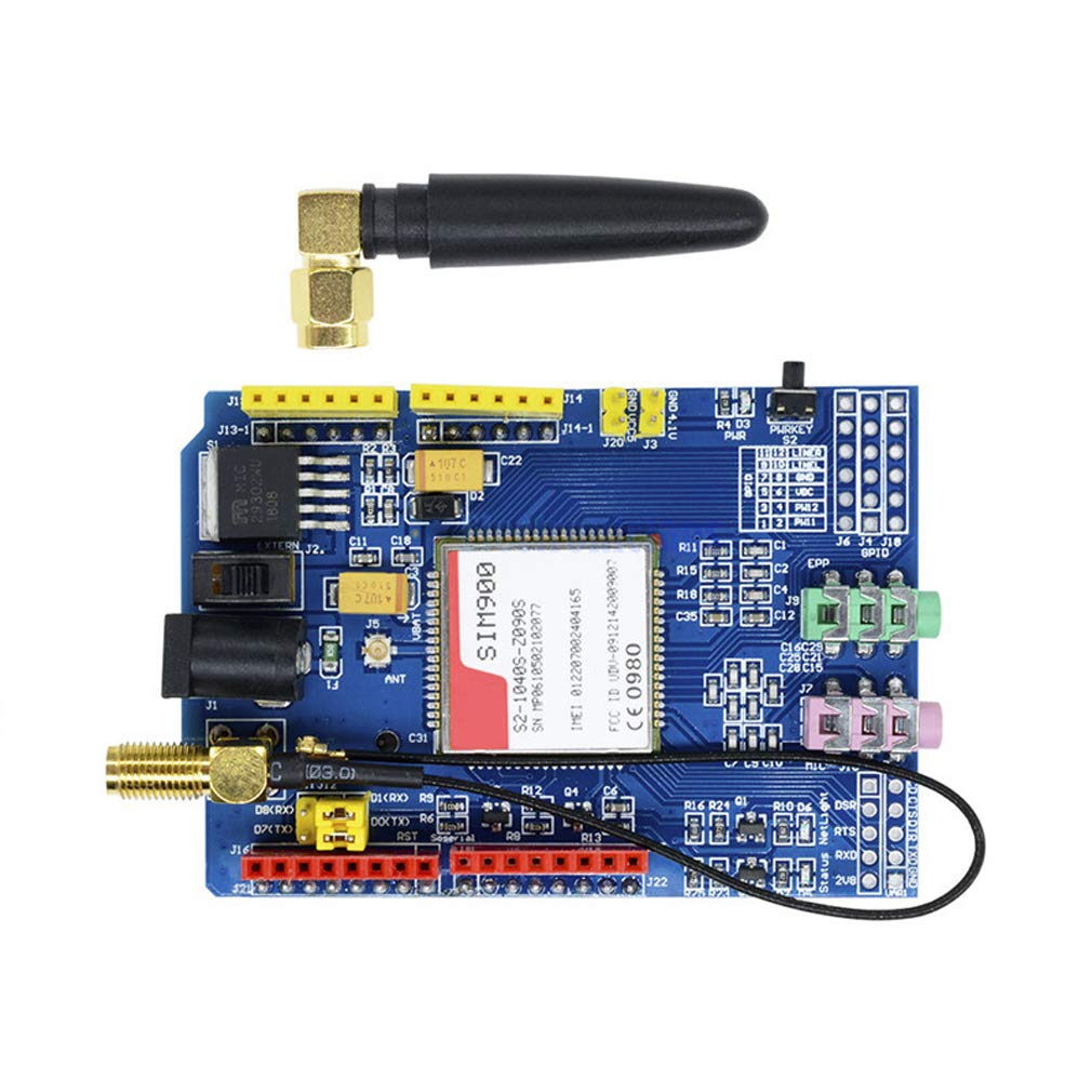 HiLetgo SIM900 Carte de développement quadri-bande 850/900/1800/1900 MHz GPRS/GSM❃ Arduino