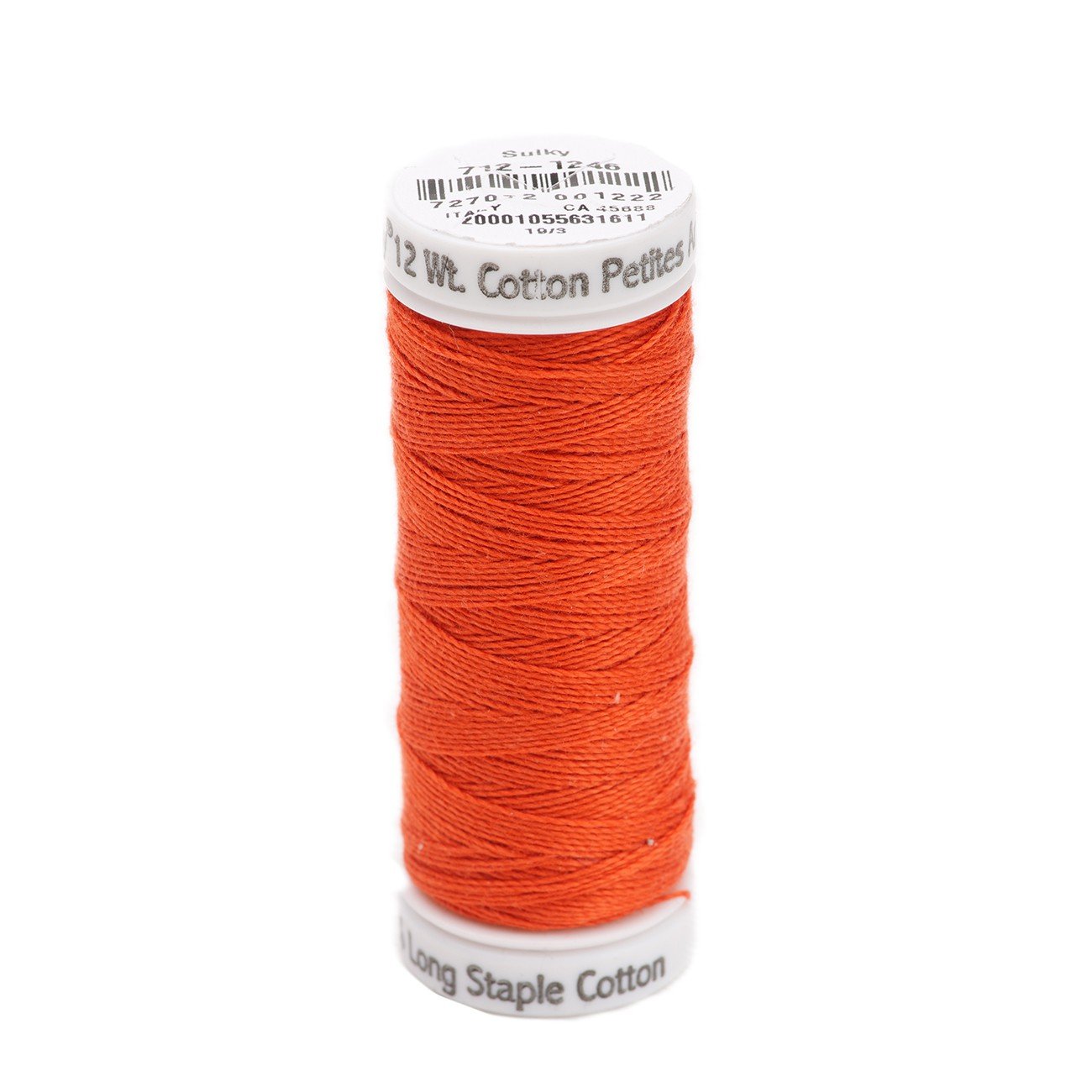 SulkyCotton Thread Petites 12wt 50yd Orange Flame