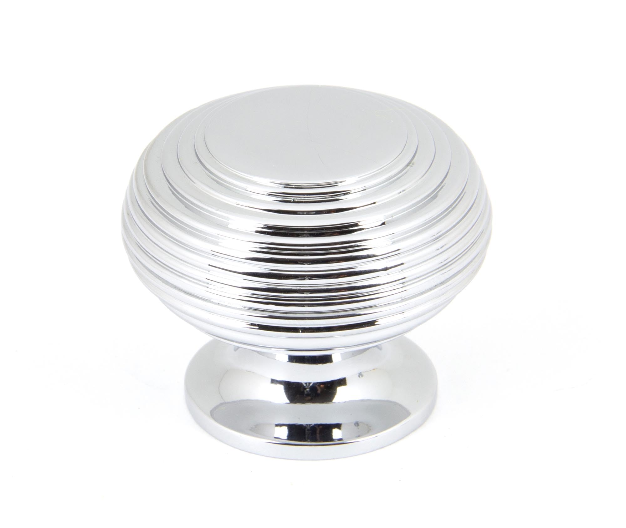 From The Anvil Chrome Polished Beehive Cabinet Knob 40Mm