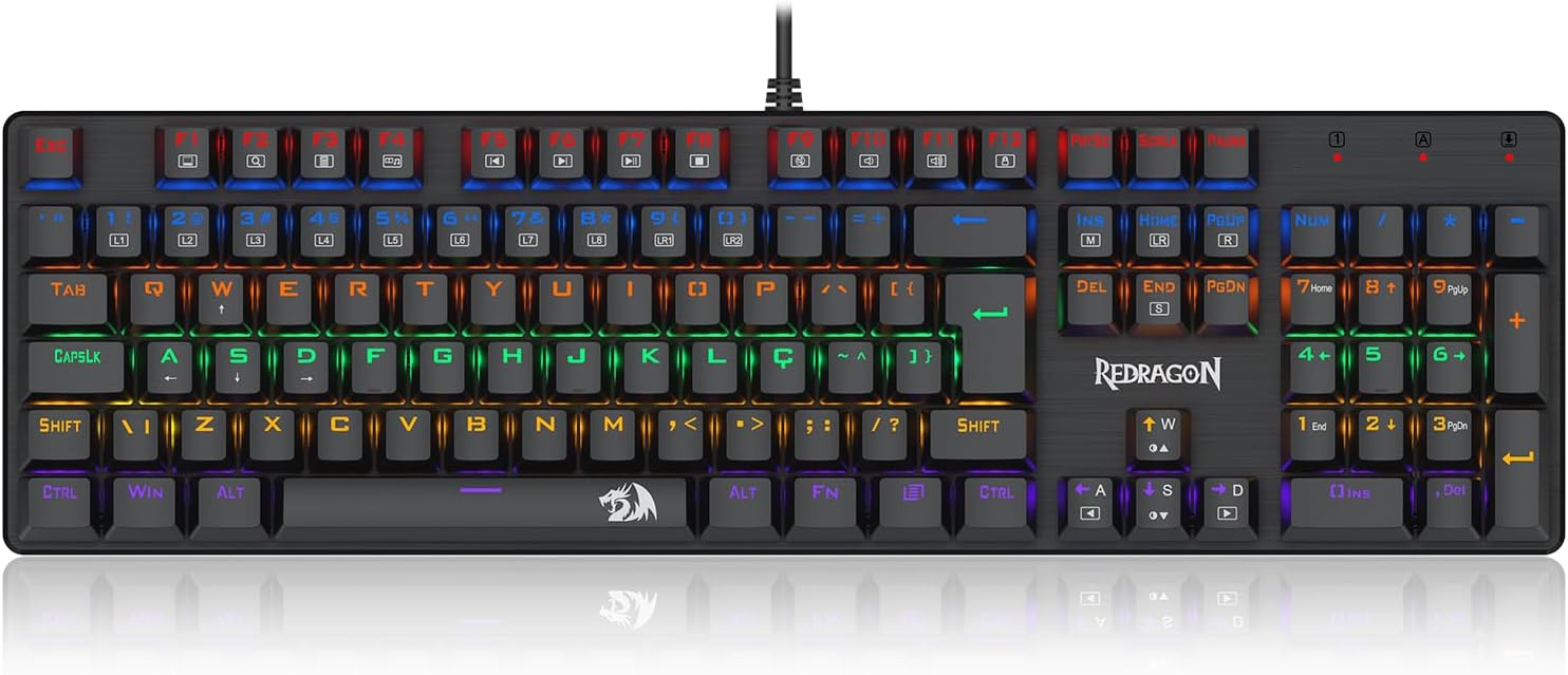 Teclado Mecânico Redragon Valheim K608-R