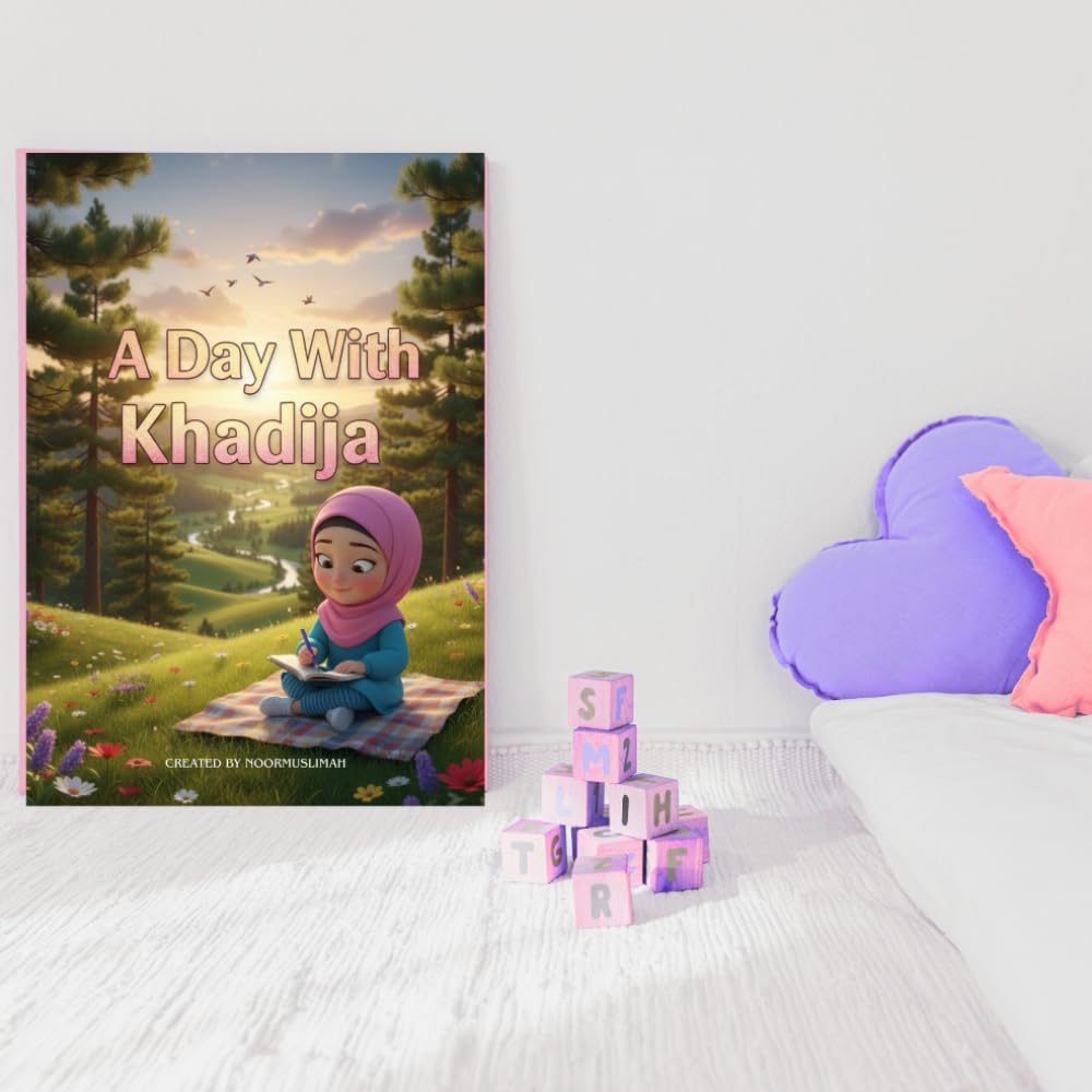 A Day With Khadija: Story, Coloring Pages and Mazes for Muslim Children