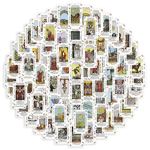 Tarot Card Laptop Stickers