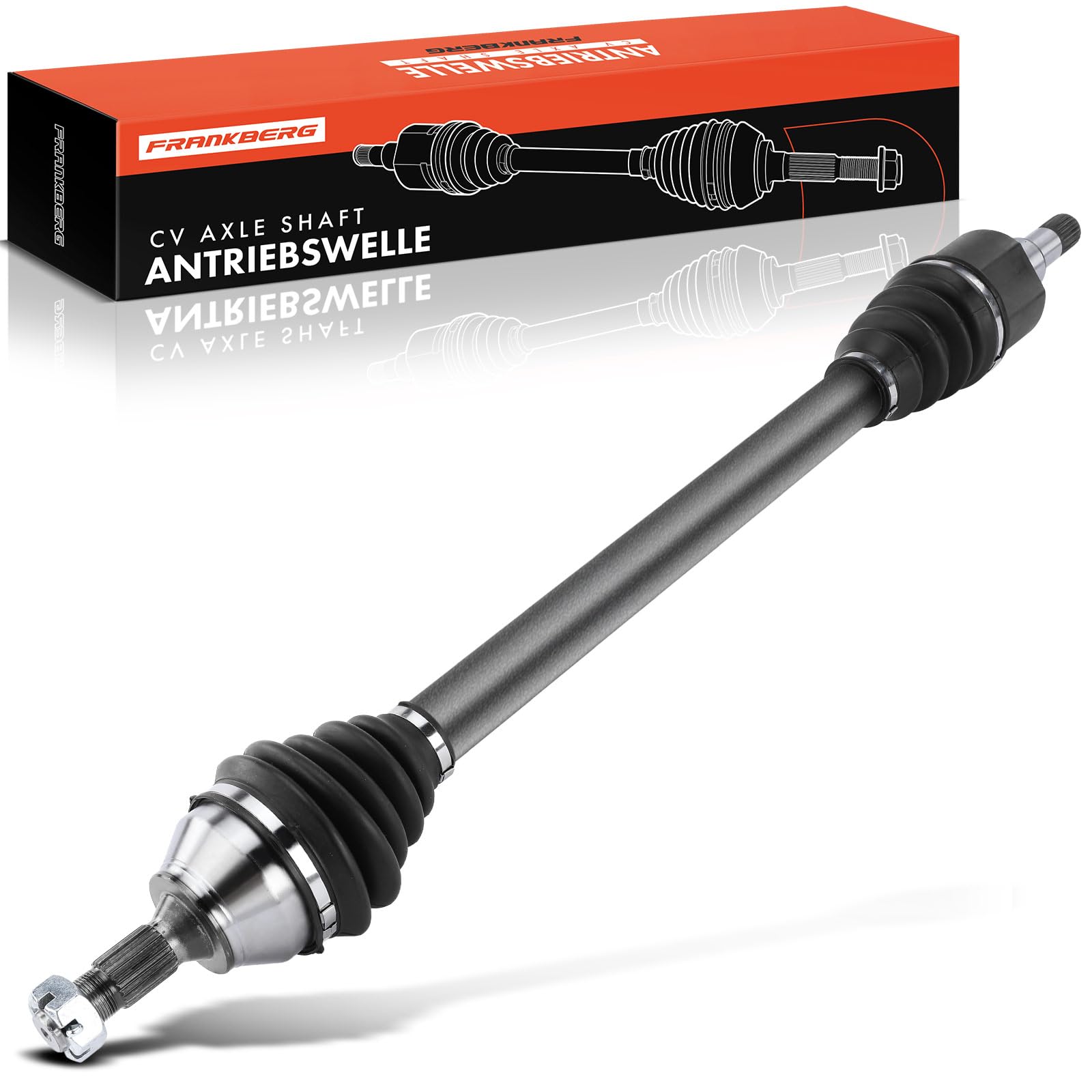 Frankberg Eje motriz Eje de transmisión Caja de cambios manual Eje delantero Derecha sin ABS-Ring Compatible con C3 III SX C3 III Van SX SY Replace# 1622959880