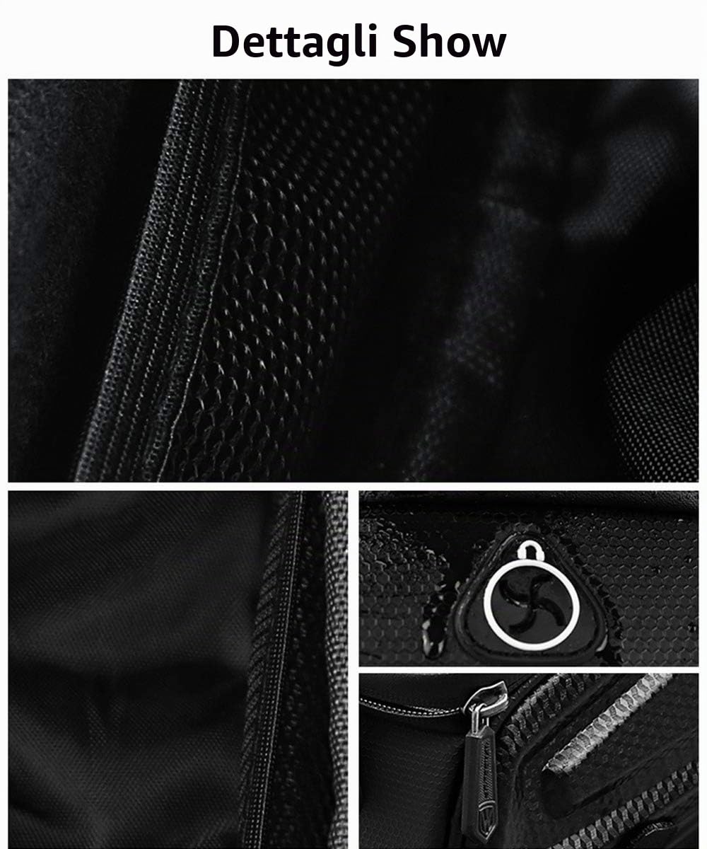 AICTIMO Borsa Telaio da Bicicletta, Borsa da Manubrio per Bici Impermeabile PortatileTouch Screen Porta Cellulare Bici Borse Ciclismo Top Pannier per Telefoni 7 Pollici