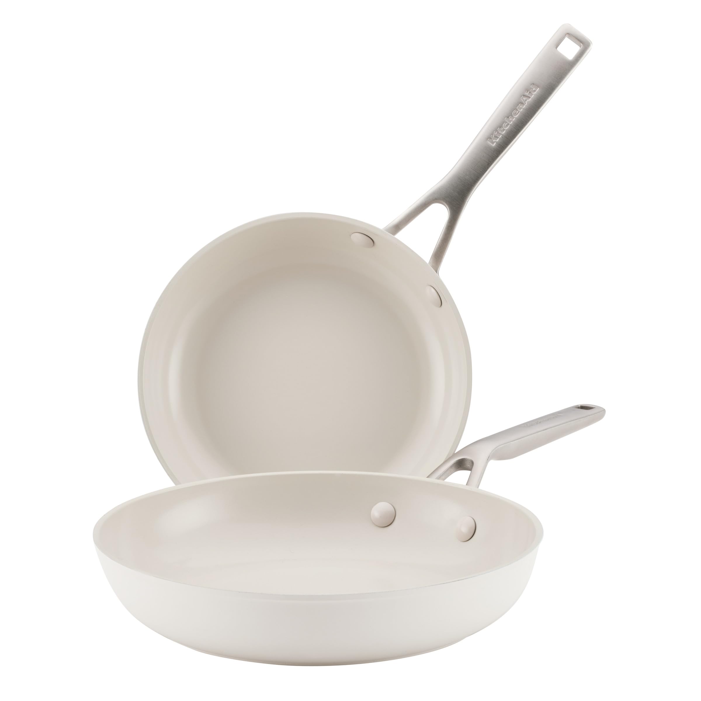 KitchenAid Hard Anodized Ceramic Induction Nonstick Cookware 2-Piece Frying Pans/Skillet Set