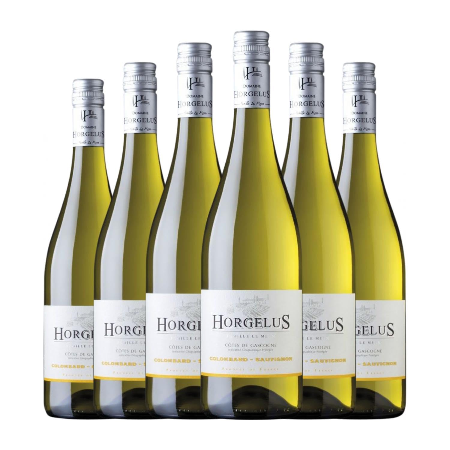 Horgelus Blanc Vin de Pays Côtes de Gascogne 75 cl Vino blanco (Caja de 6 Botellas de 75 cl)