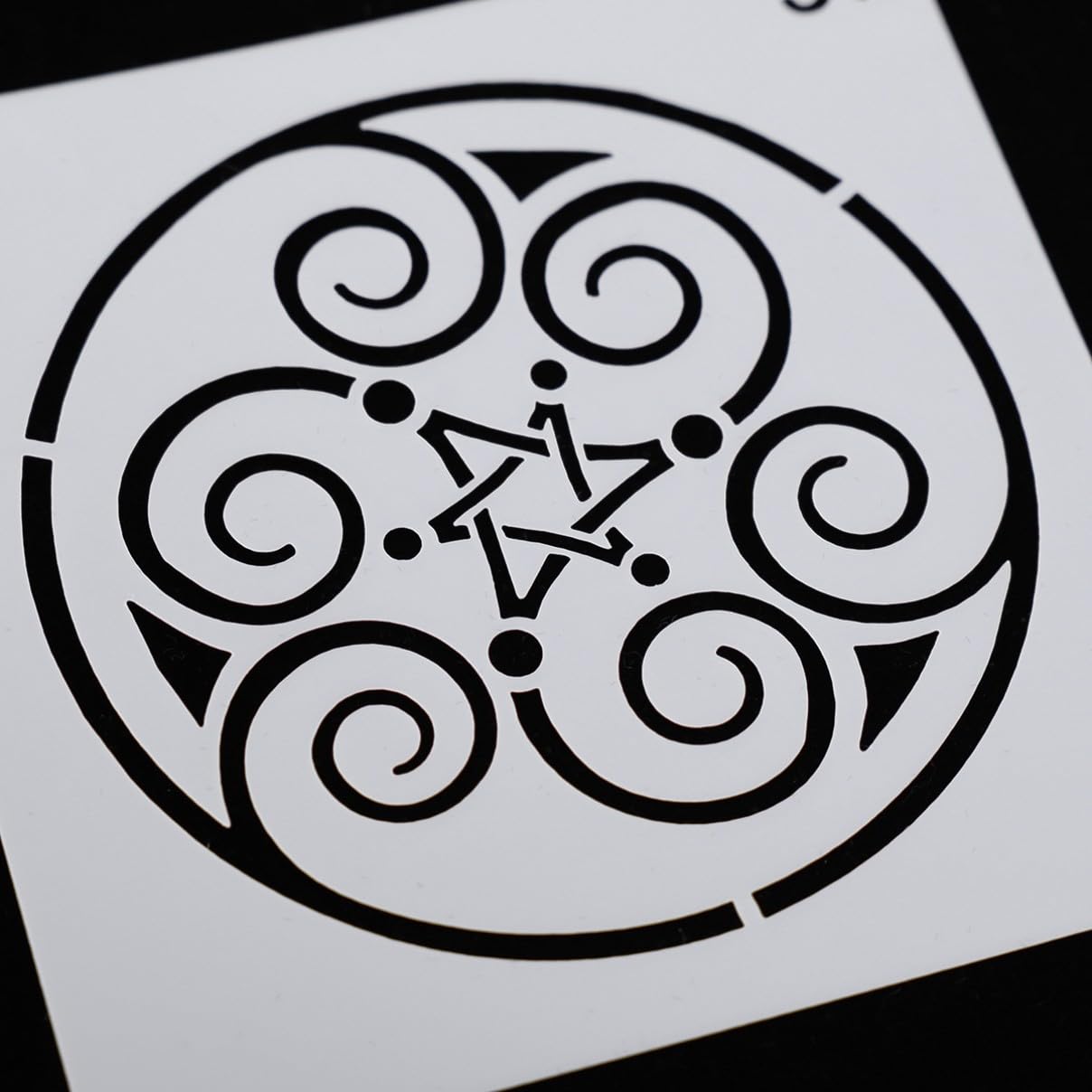 Lurrose 3 Set di Modelli di Disegno Mandala 36 Stili Stencil per Pittura Murale Stencil per Arte Murale 36 Pezzi * 3