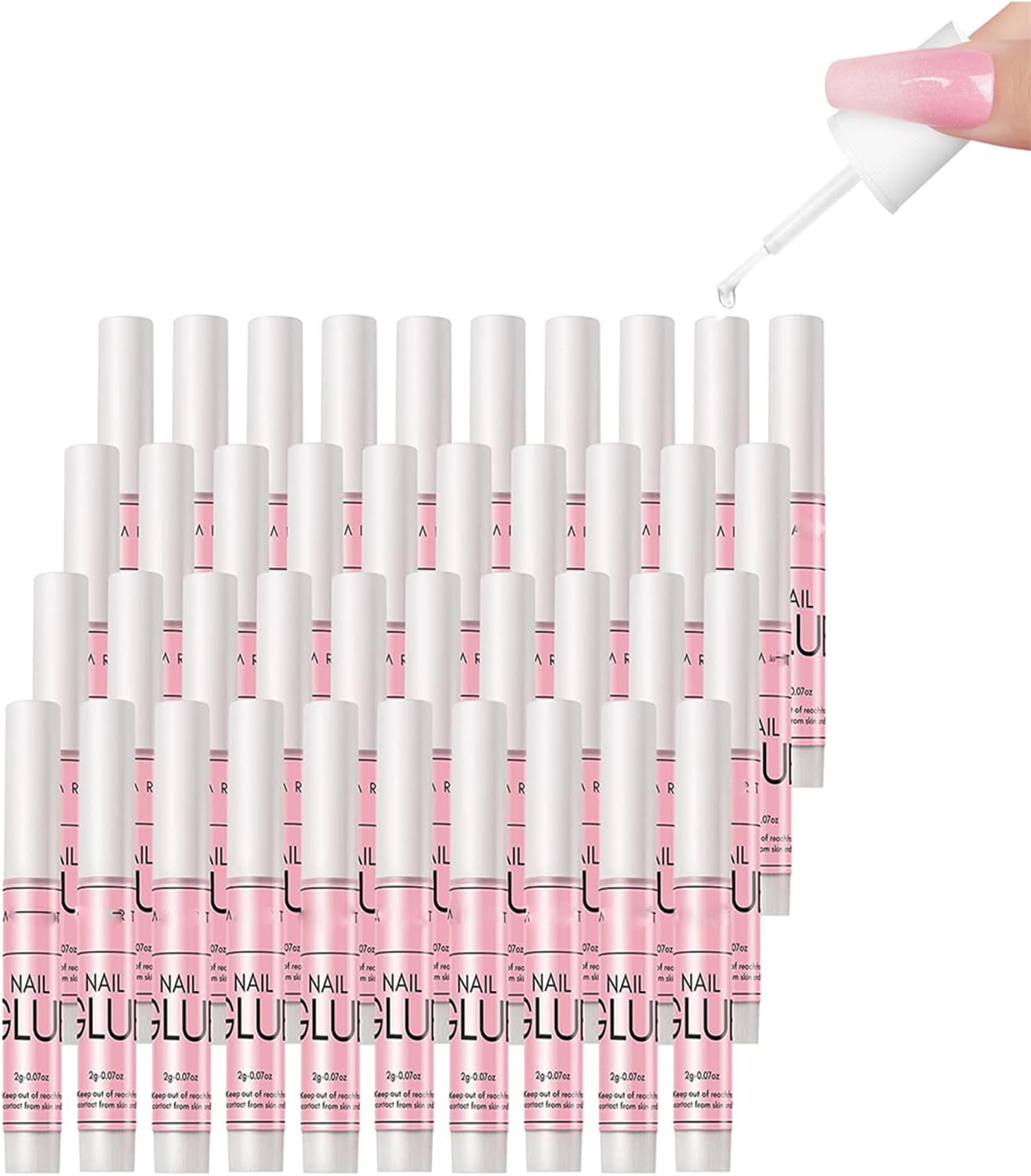 NYK1 Super Strong Nail Glue For Acrylic Nails, Nail Tips and Press on