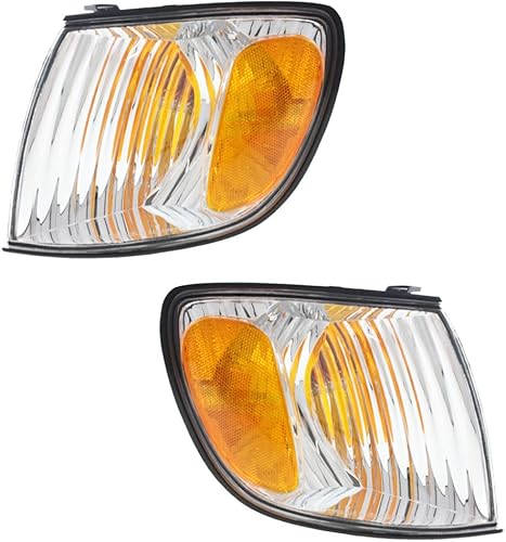 Para Toyota Sienna 2001 2002 2003 Conjunto de luz de esquina para el lado del conductor y del pasajero  Par  Delantero  Esquina del guardabarros