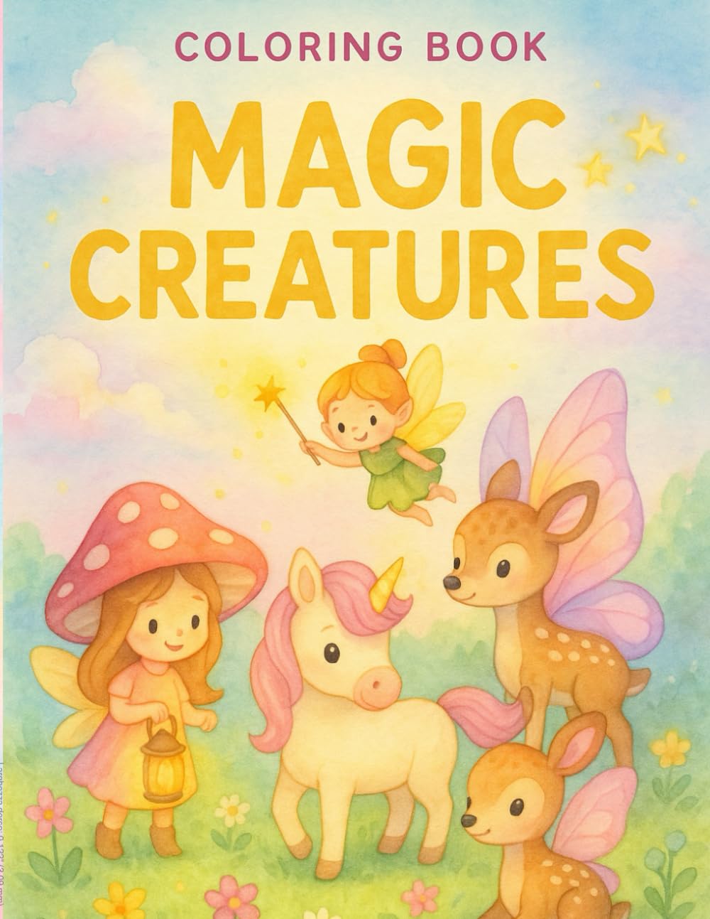 Magical Adventures Coloring Book for Kids Ages 4-8: Enchanting Unicorns, Dragons, Fairies & Creatures to Spark Creativity: Over 40 Whimsical Fantasy ... and Girls Who Love Imagination, Magic & Fun!