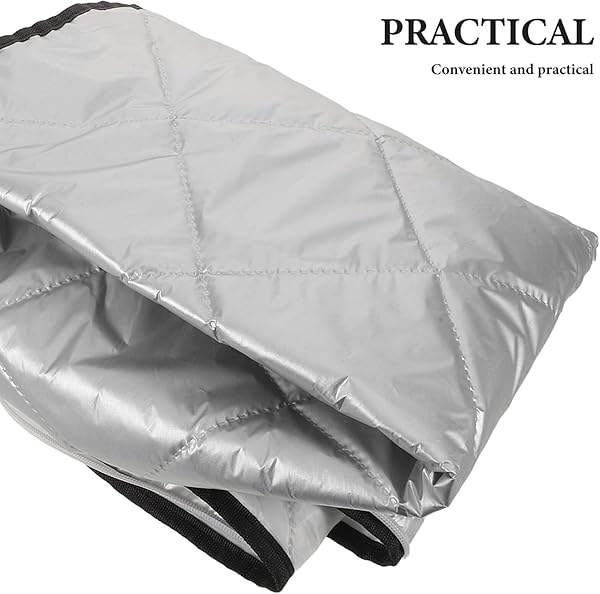 SEWACC Cubierta para Tanque de Gas de 15 Kg Funda Aislante de Tela Oxford Acolchado de Algodón Resistente al Sol Polvo Protección Térmica para Bombona de Gas en Camping y Actividades - 3