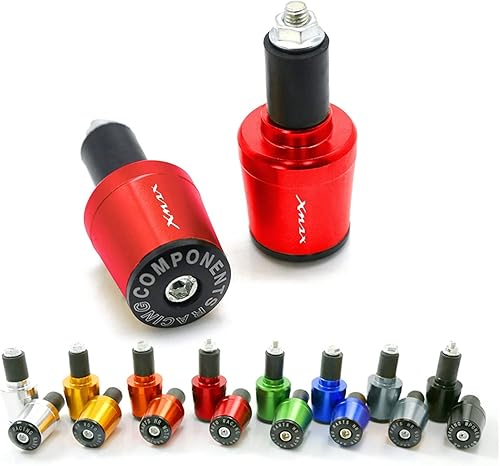 Miniatura 4 de Piezas de motocicleta CNC 78 "22MM Agarres Manillar Agarraderas Tapones de extremo para Yamaha y ha Xmax 300 X MAX 125200250400 X-MAX Powersports