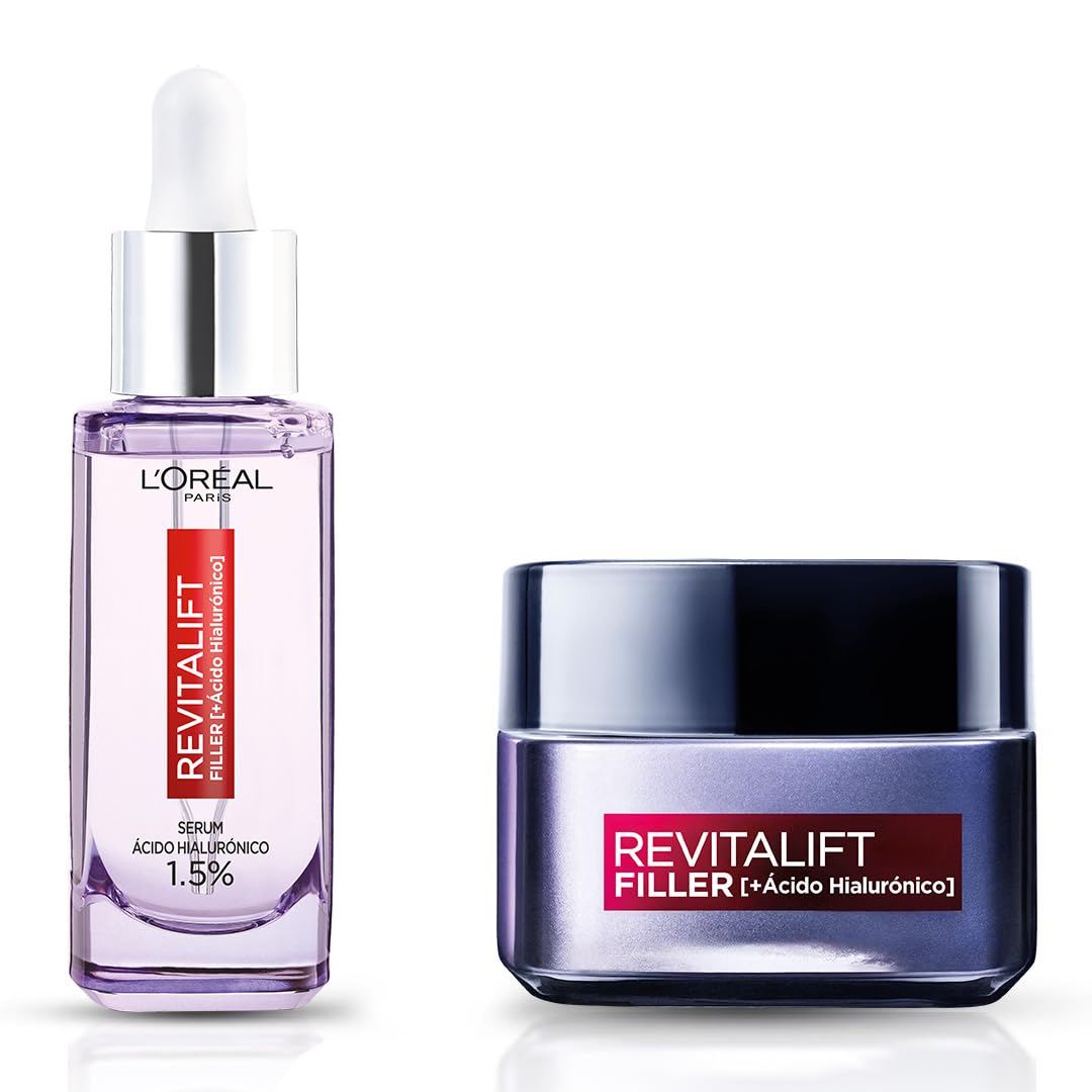 L'Oréal Paris Rutina Revitalift Filler Serum + Crema Dia, Versión actual