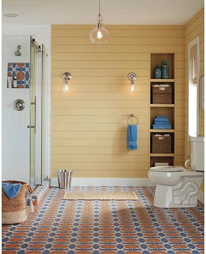 Miniatura 5 de Home Decorators Collection - Aplique de pared de níquel cepillado de 5.1 pulgadas con cristal transparente