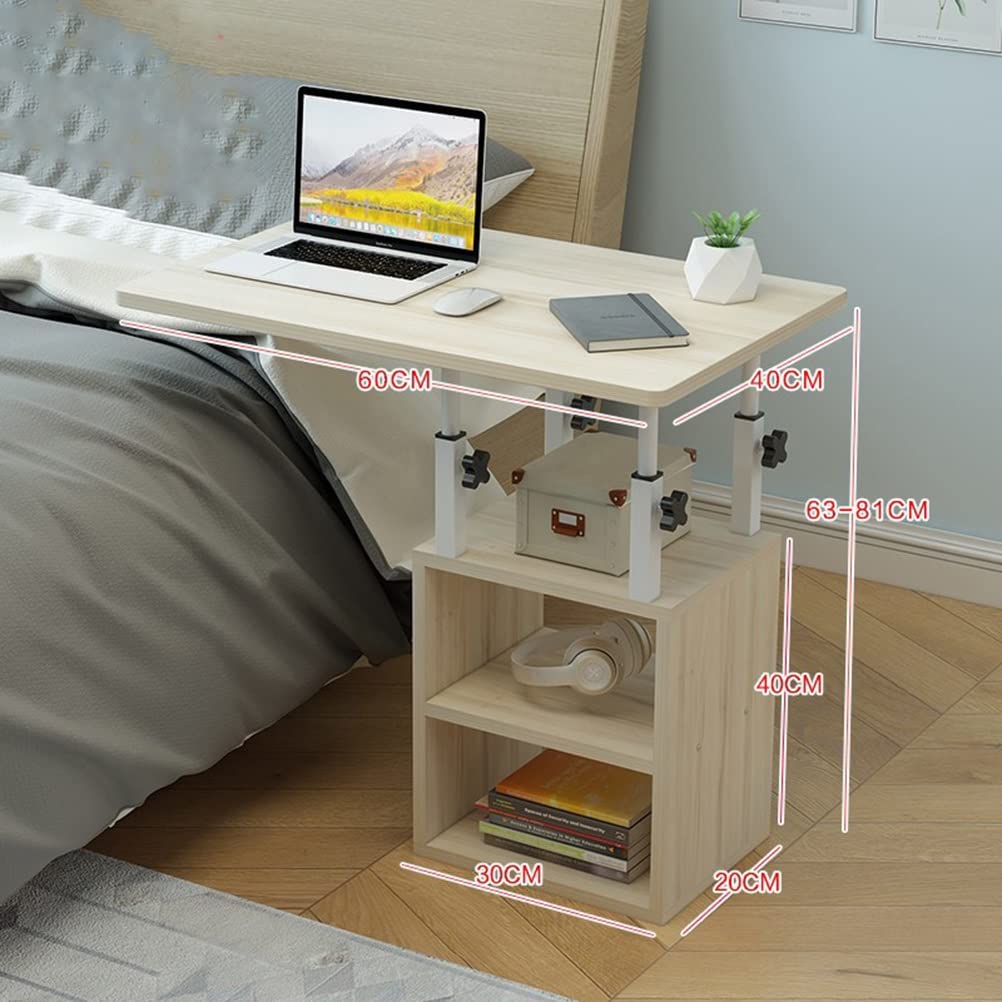 Scrivania for laptop in piedi, scrivania mobile regolabile in altezza, postazione di lavoro mobile, scrivania aziendale con altezza regolabile, adatta for persone che non riescono a stare sedute a lun