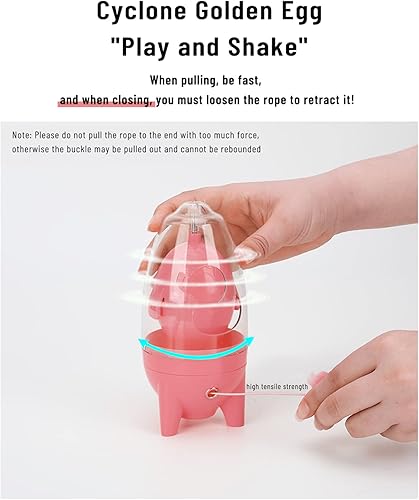 Miniatura 6 de Golden Egg Maker - Extractor manual para hacer huevos, triturador portátil con cáscara, mezclador de yema de huevo, mezclador de huevos para hacer