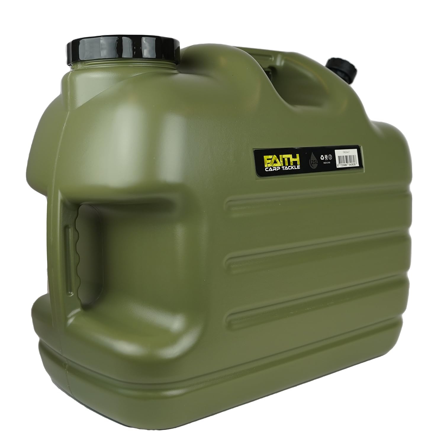 Tanica per Acqua con Rubinetto - Polietilene Verde - Serbatoio Acqua - Contenitore Acqua - Distributore Acqua - con Rubinetto Dosatore