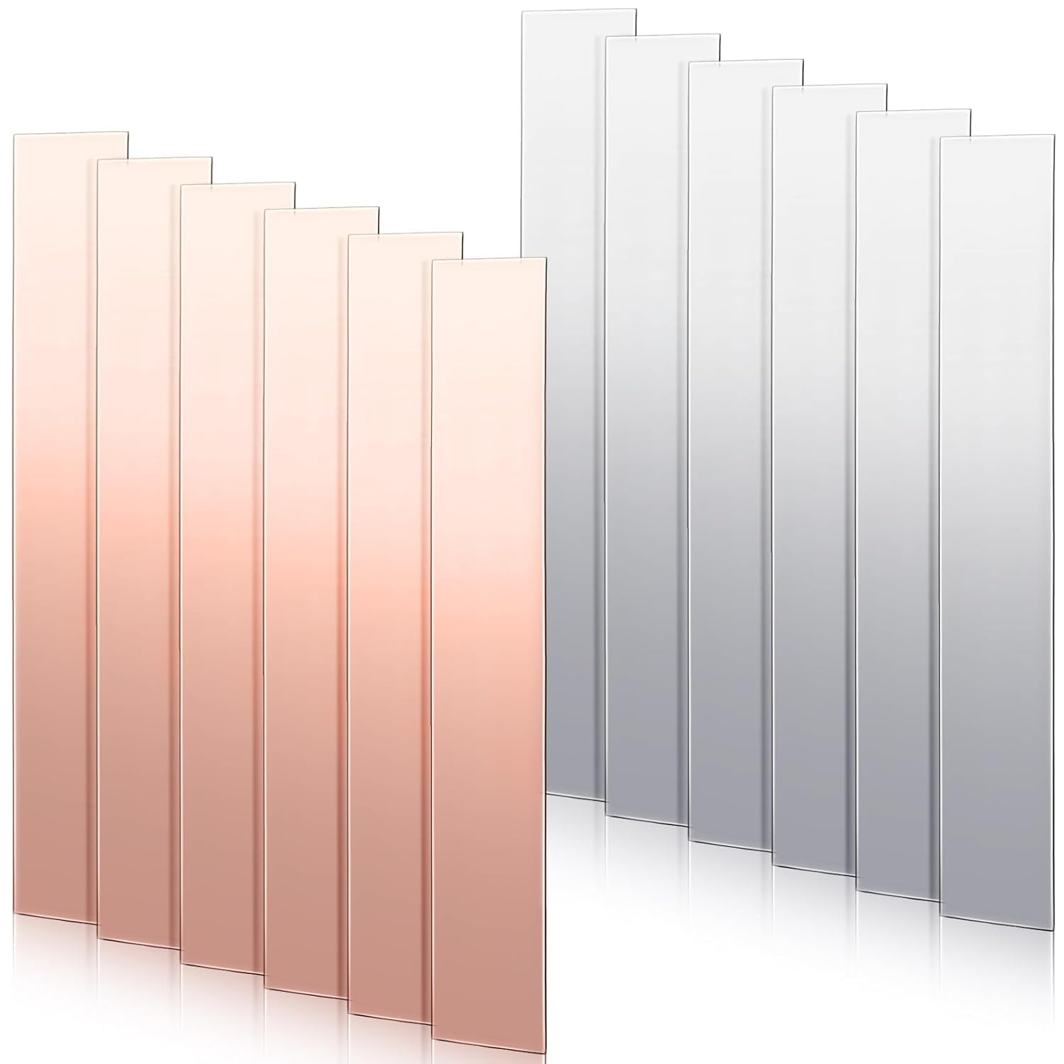 Zonon 6 Pcs Pure Copper Zinc Anode Sheet 99.9% High Purity Copper Zinc Electrode Strips 0.04" x 0.98" x 5.98" for Electroplating and Plating Scientific Experiment Research-image-5