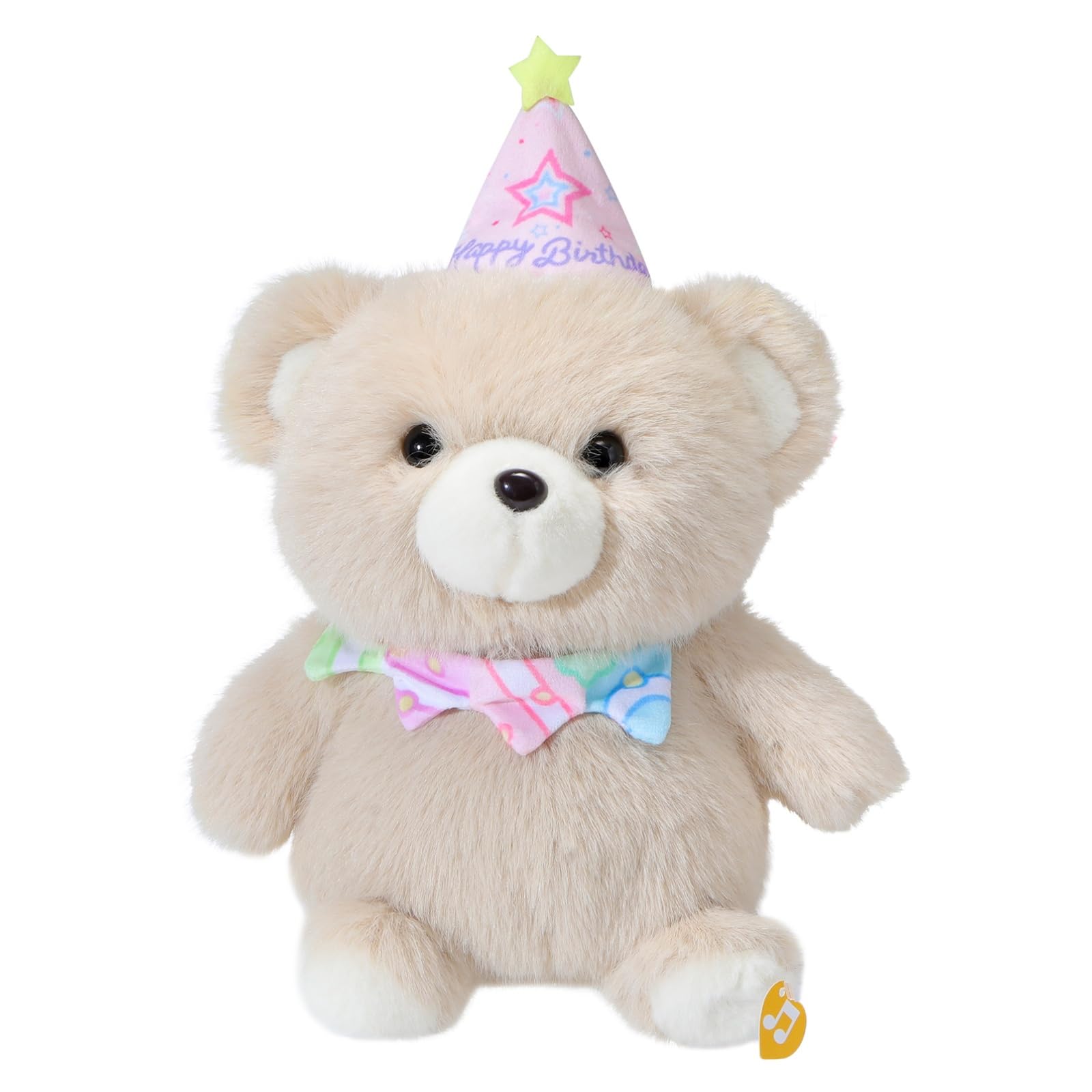 25cm Interaktives Bär Plüschtier Singt Musik Geburtstag Geschenk Kinder | Singender & Tanzender, Musik, Happy Birthday, Für Jungen und Mädchen, Interaktives