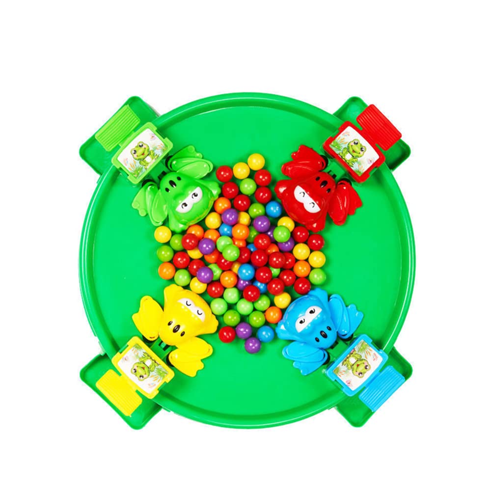 Hungry Frog Scramble Board Game,for Peas Toy Crazy Frog,Grab Eat Beans Children Toys, Interactive Game Table Electric Toys Kids,Gifts Puzzle Parent,Child Game Toys