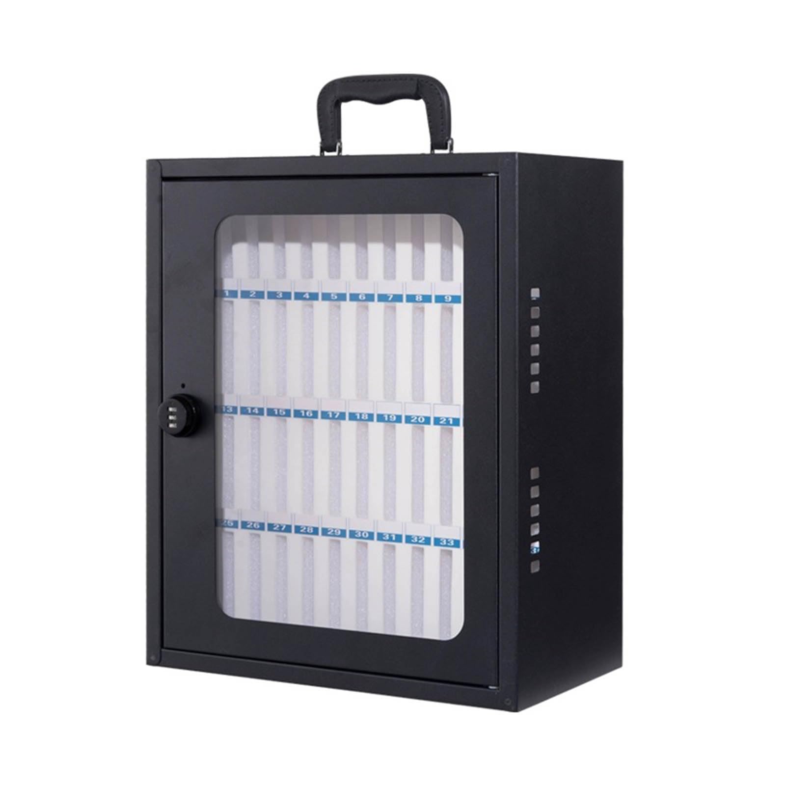 Armoire pour téléphones portables à 24 emplacements et serrure à code pour bureau