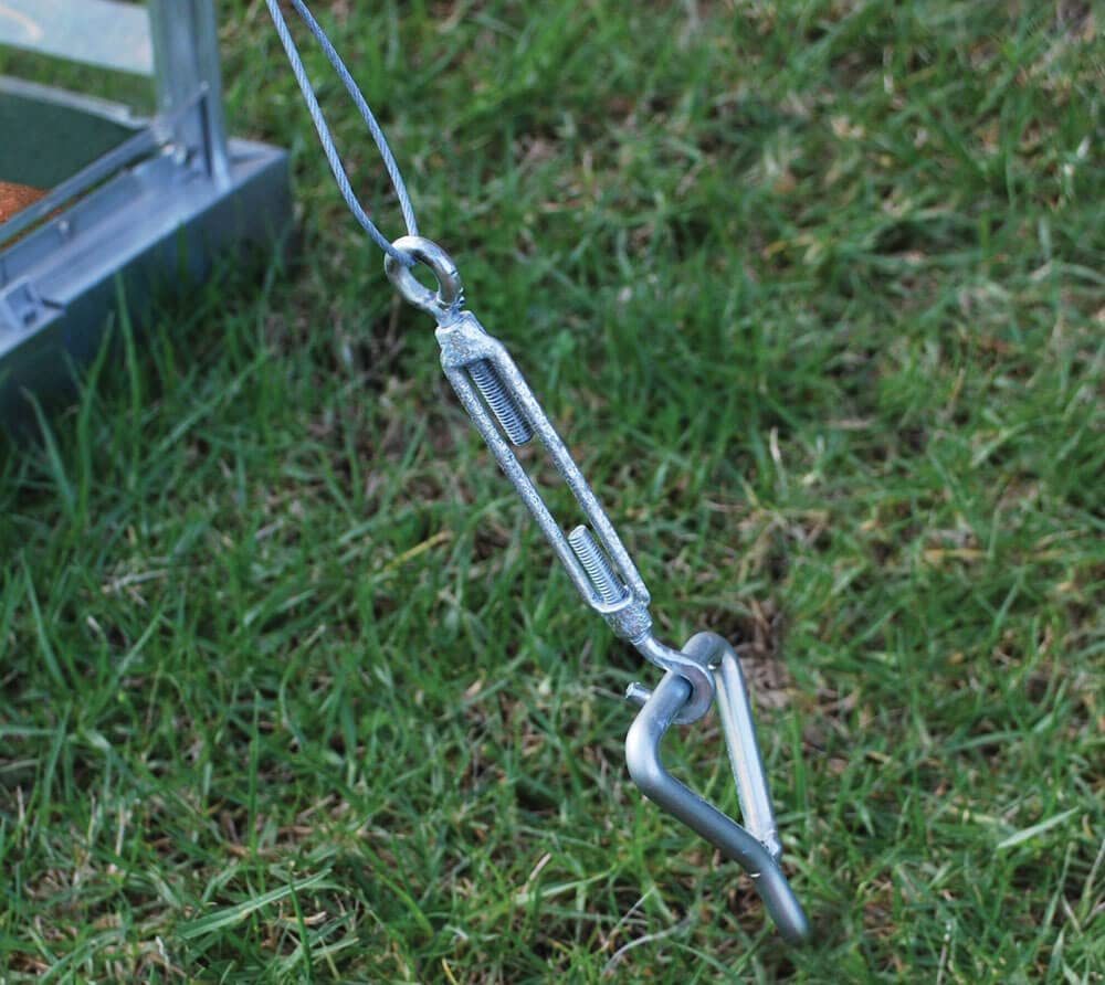 Palram Canopia Gewächshaus Zubehör Verankerungs-Set, Sturmanker-Set, Silber